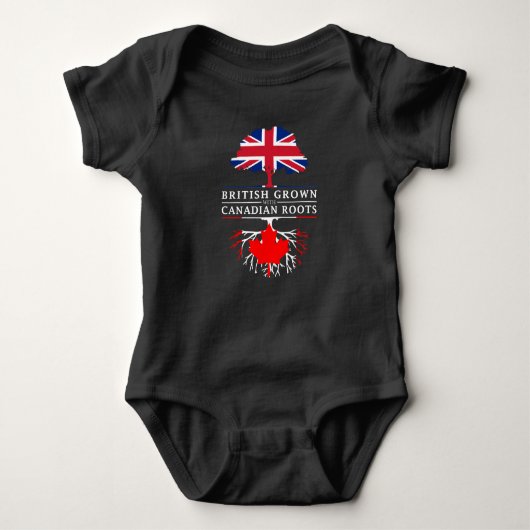 British Grown with Canadian    RootsCanada Design Romper (Voorkant)