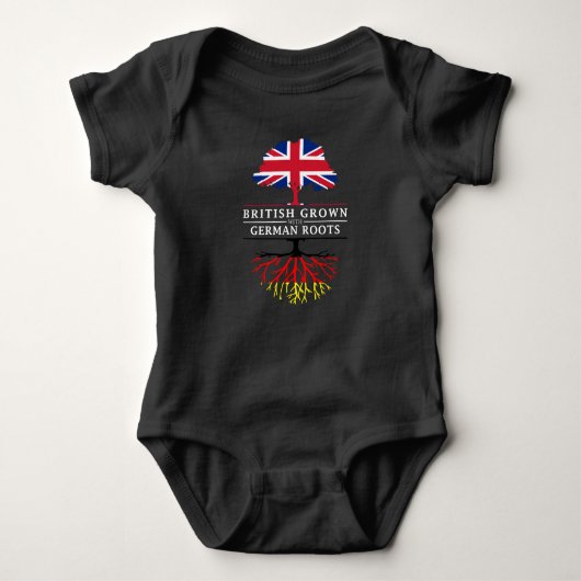 British Grown with German    RootsGermany Design Romper (Voorkant)