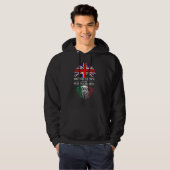 British Grown with Iranian Roots Verenigd Koninkri Hoodie (Voorkant volledig)