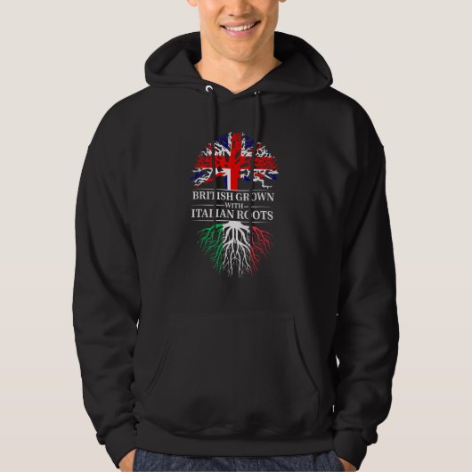 British Grown with Iranian Roots Verenigd Koninkri Hoodie (Voorkant)