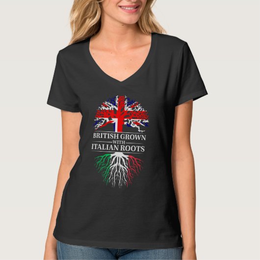 British Grown with Iranian Roots Verenigd Koninkri T-shirt (Voorkant)