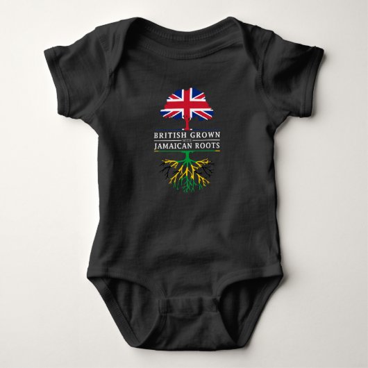 British Grown with Jamaican RootsJamaica Design Romper (Voorkant)