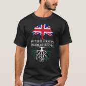 British Grown with Nigerian    RootsNigeria Design T-shirt (Voorkant)