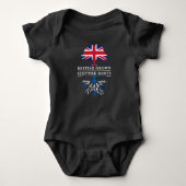 British Grown with Scottish    RootsScotland Romper (Voorkant)