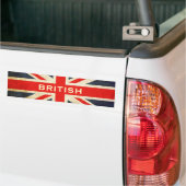 British Grunge Union Jack Bumpersticker (Op Truck)