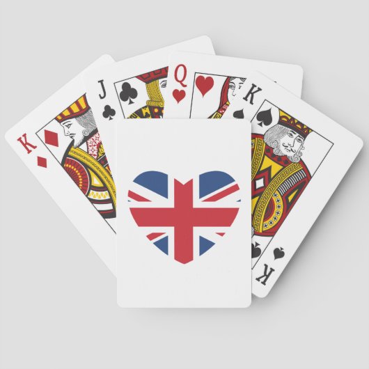 British Heart-speelkaarten - Uniefaciliteit Pokerkaarten (Achterkant)