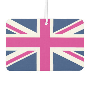 British Hearts - Blauw & Roze Union Jack Luchtverfrisser