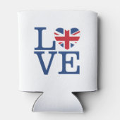 British Hearts - Love Union Jack Koelbox Blikjeskoeler (Achterkant)
