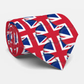 British Hearts, Union Jack Flag / Verenigd Koninkr Stropdas (Opgerold)