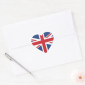 British Hearts - Union Jack Heart Stickers (Envelop)