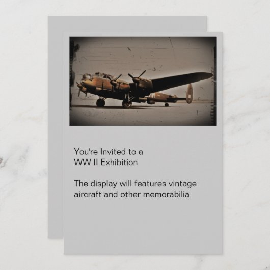 British Heavy Bomber Kaart (Voorkant / Achterkant)