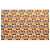 British Honeycomb Sponge Cinder Toffee Confection Stof (Fat Quarter)