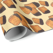 British Honeycomb Sponge Cinder Toffee Snoep Sweet Cadeaupapier (Rol Hoek)