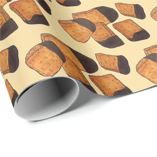 British Honeycomb Sponge Cinder Toffee Snoep Sweet Cadeaupapier (Rol Hoek)