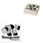 British Honeycomb Sponge Cinder Toffee Snoep Sweet Rubberstempel (Gestempeld)
