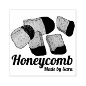British Honeycomb Sponge Cinder Toffee Snoep Sweet Rubberstempel (Afrduk)