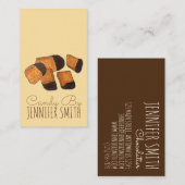 British Honeycomb Sponge Cinder Toffee Snoep Sweet Visitekaartje (Voorkant / Achterkant)
