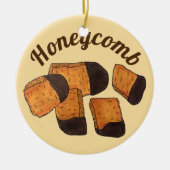 British Honeycomb Sponge Toffee Snoep UK Sweets Keramisch Ornament (Voorkant)