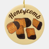 British Honeycomb Sponge Toffee Snoep UK Sweets Keramisch Ornament (Achterkant)