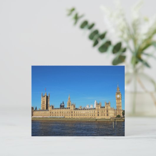 British Houses of Parliament en Big Ben Briefkaart (Staand voorkant)