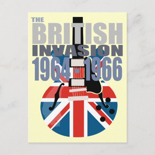 British Invasion 2 Briefkaart (Voorkant)