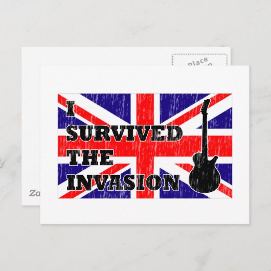 British Invasion Briefkaart (Voorkant / Achterkant)