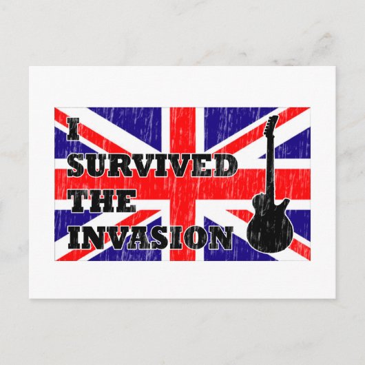 British Invasion Briefkaart (Voorkant)