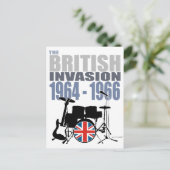 British Invasion III Briefkaart (Staand voorkant)