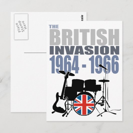 British Invasion III Briefkaart (Voorkant / Achterkant)