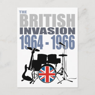 British Invasion III Briefkaart