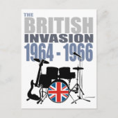 British Invasion III Briefkaart (Voorkant)