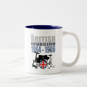 British Invasion III Tweekleurige Koffiemok