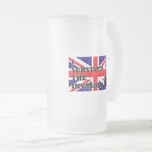 British Invasion Matglas Bierpul (Voorkant rechts)