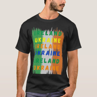 British Irish Shamrock Ukraine T-shirt