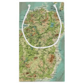 British Isles badyorografische kaart Klein Cadeauzakje (Achterkant)