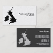 British Isles - Gold Kaart Visitekaartje (Voorkant / Achterkant)