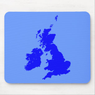 British Isles - Shades of Blue Muismat