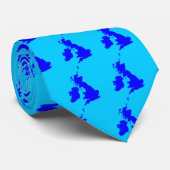 British Isles - Shades of Blue Stropdas (Opgerold)