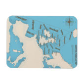 British Isles Shipping Forecast in kleur Magneet (Horizontaal)