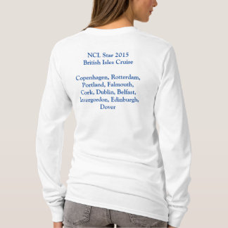 British Isles Star 2015 Cruise Long-Sleeved T-shir T-shirt