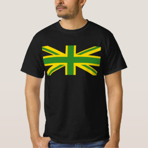 British - Jamaican Union Jack Flag T-shirt