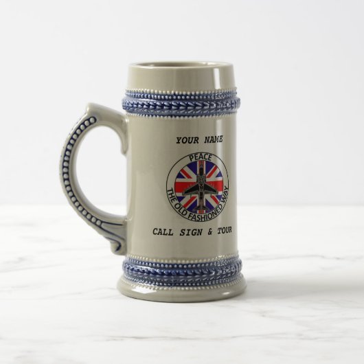 BRITISH JTAC BEER STEIN BIERPUL (Links)