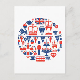 British Jubilee Icons Briefkaart
