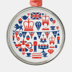 British Jubilee Icons Metalen Ornament