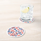 British Jubilee Icons Ronde Kartonnen Onderzetter (Insitu)