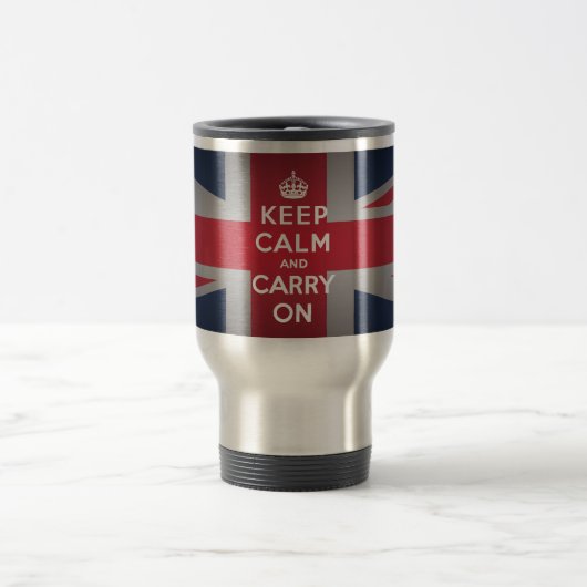 British Keep 15 oz. Roestvrij staal Travel Mug Cup Reisbeker (Center)