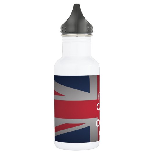 British Keep Calm Carry 32 oz. Waterfles (Links)