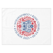 British King III Charles Memorabilia Coronation Tafelkleed (Voorkant (Horizontaal))