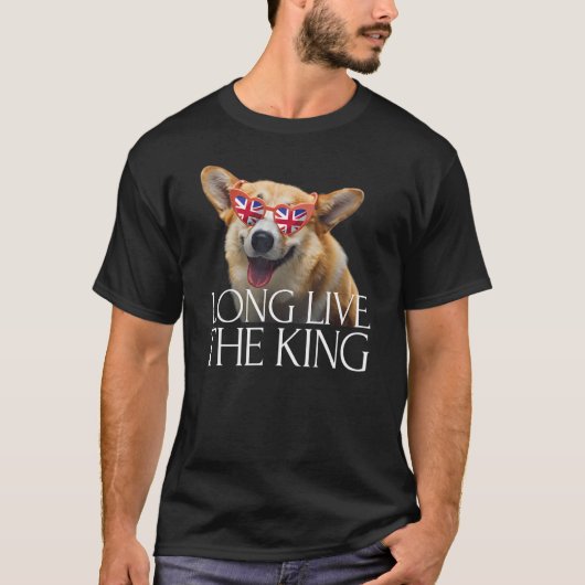 British King Long Live The King God Save the King T-shirt (Voorkant)