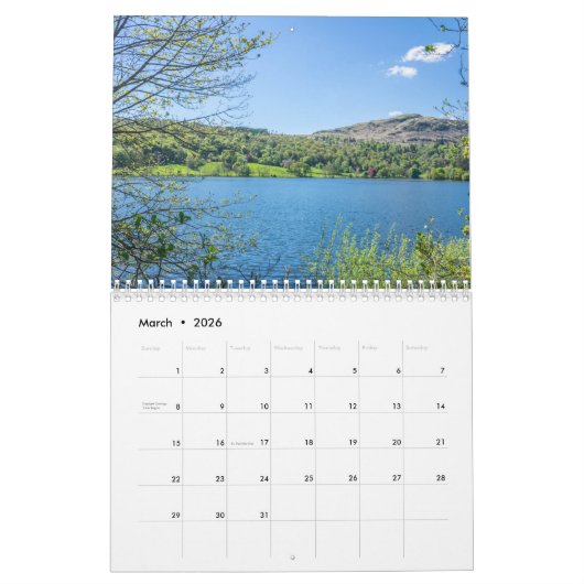 British Landscapes 2026 calendar Kalender (Mar 2026)